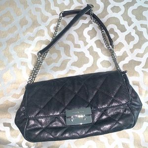 Authentic Michael Kors Chrome/Gray Bag